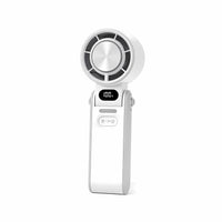 Foldable Rechargeable 3600mAh Portable Mini Handheld Fan with 100-Speed Stepless Turbo Air Cooling for Outdoor Travel